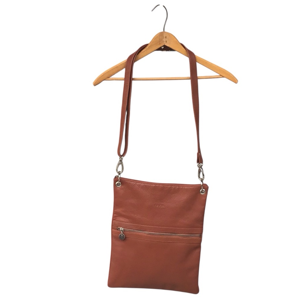 Nappa 🇨🇦 Tan Leather Crossbody Bag